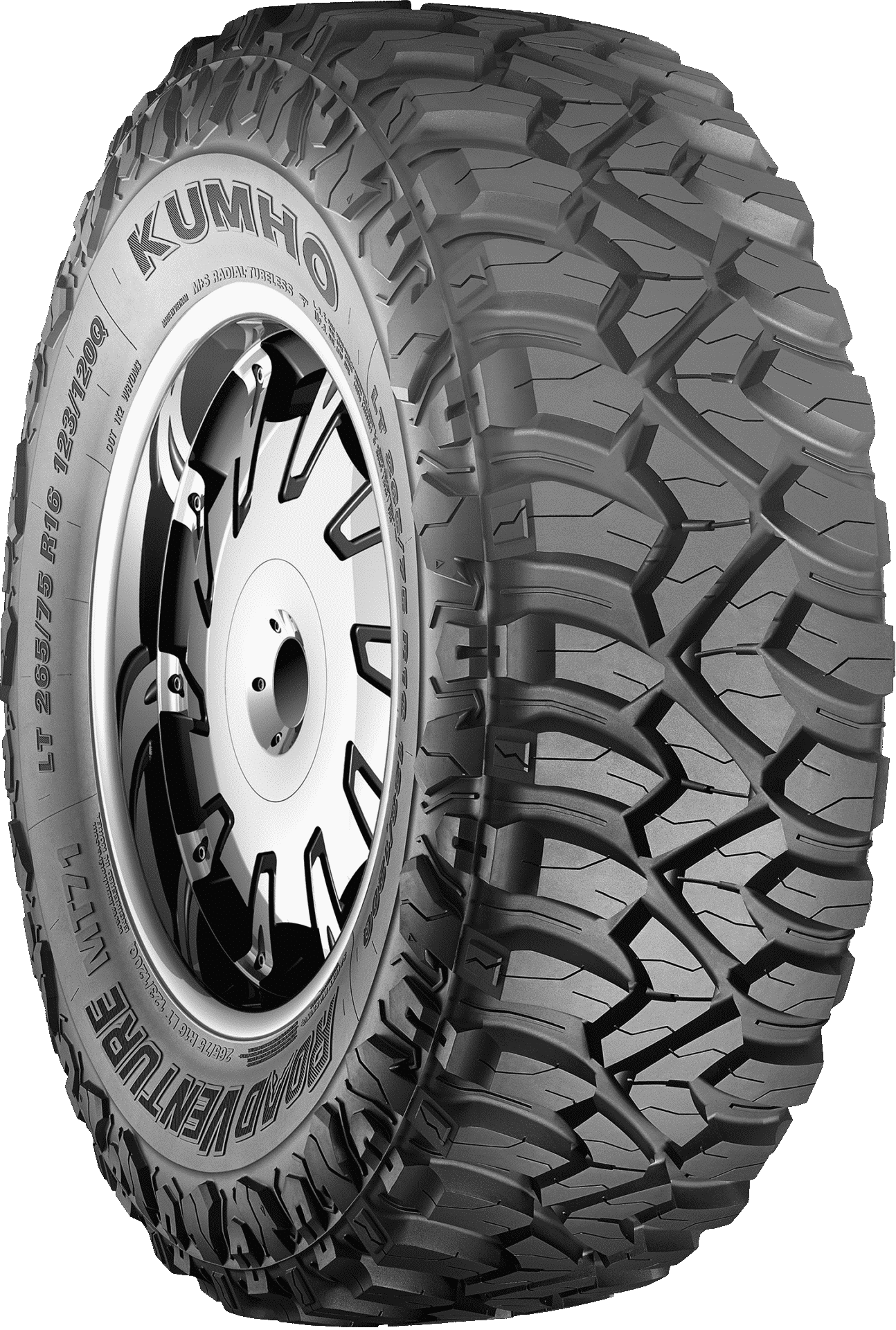 LT285/70R17 Kumho Road Venture MT71 - All Season