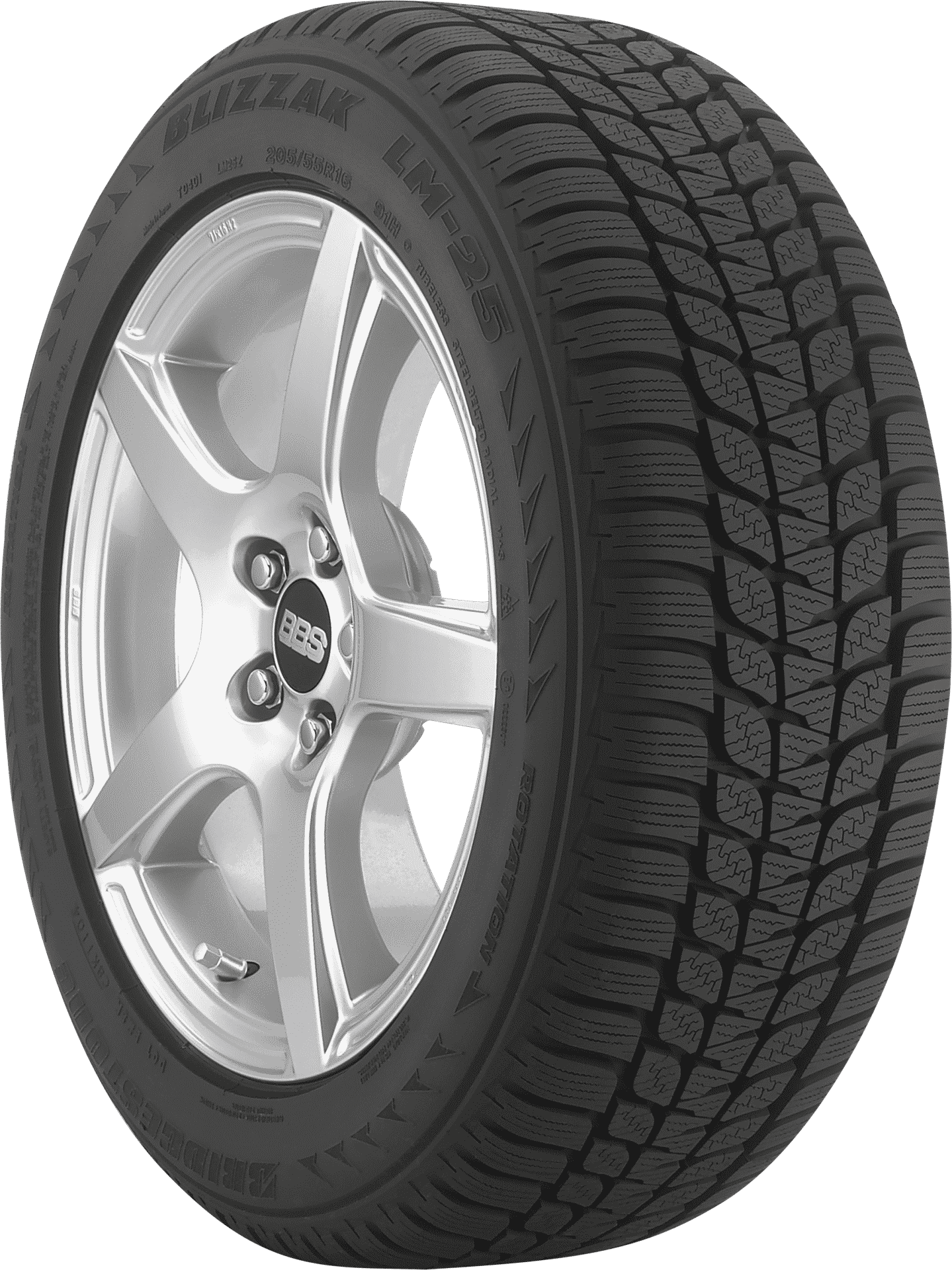 255/40R20 Bridgestone Blizzak LM-25 RFT - 3PMS|Run-Flat|Winter