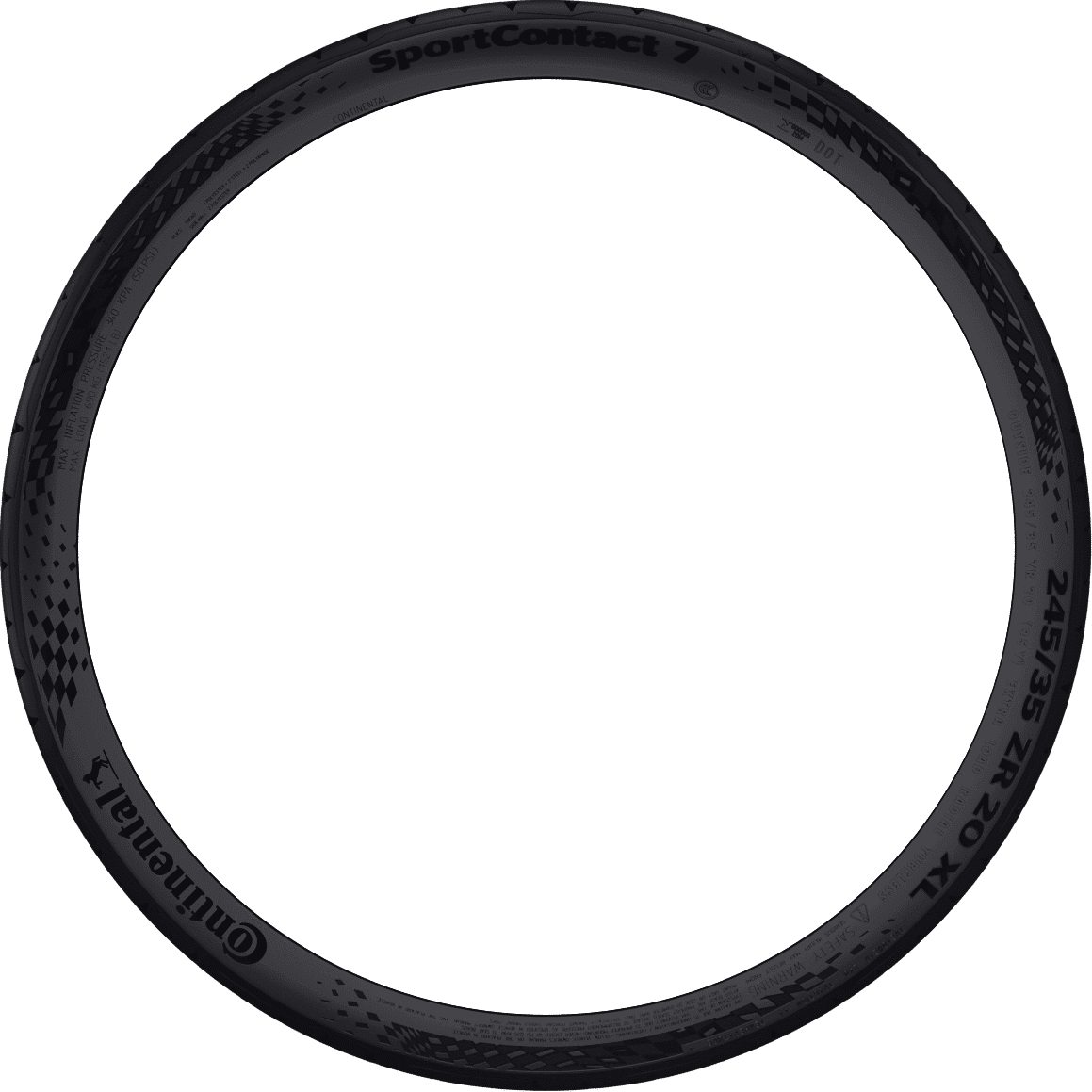245/45R19 Continental SportContact 7 - EV Compatible|Performance|Summer
